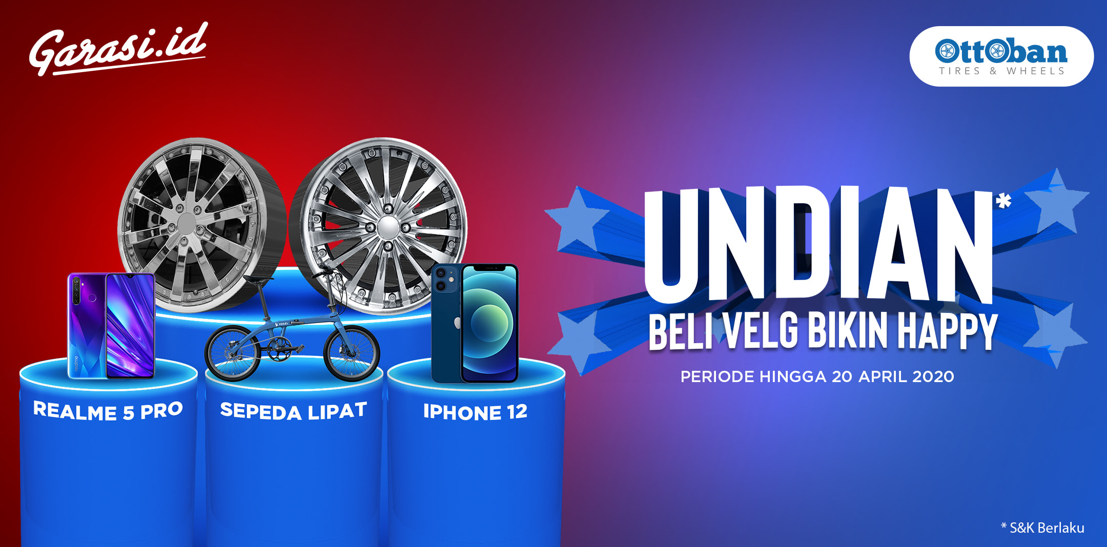 Beli Velg Bisa Dapat Handphone Sampai Sepeda Lipat! Beli Velg Bisa Dapat Handphone Sampai Sepeda Lipat!