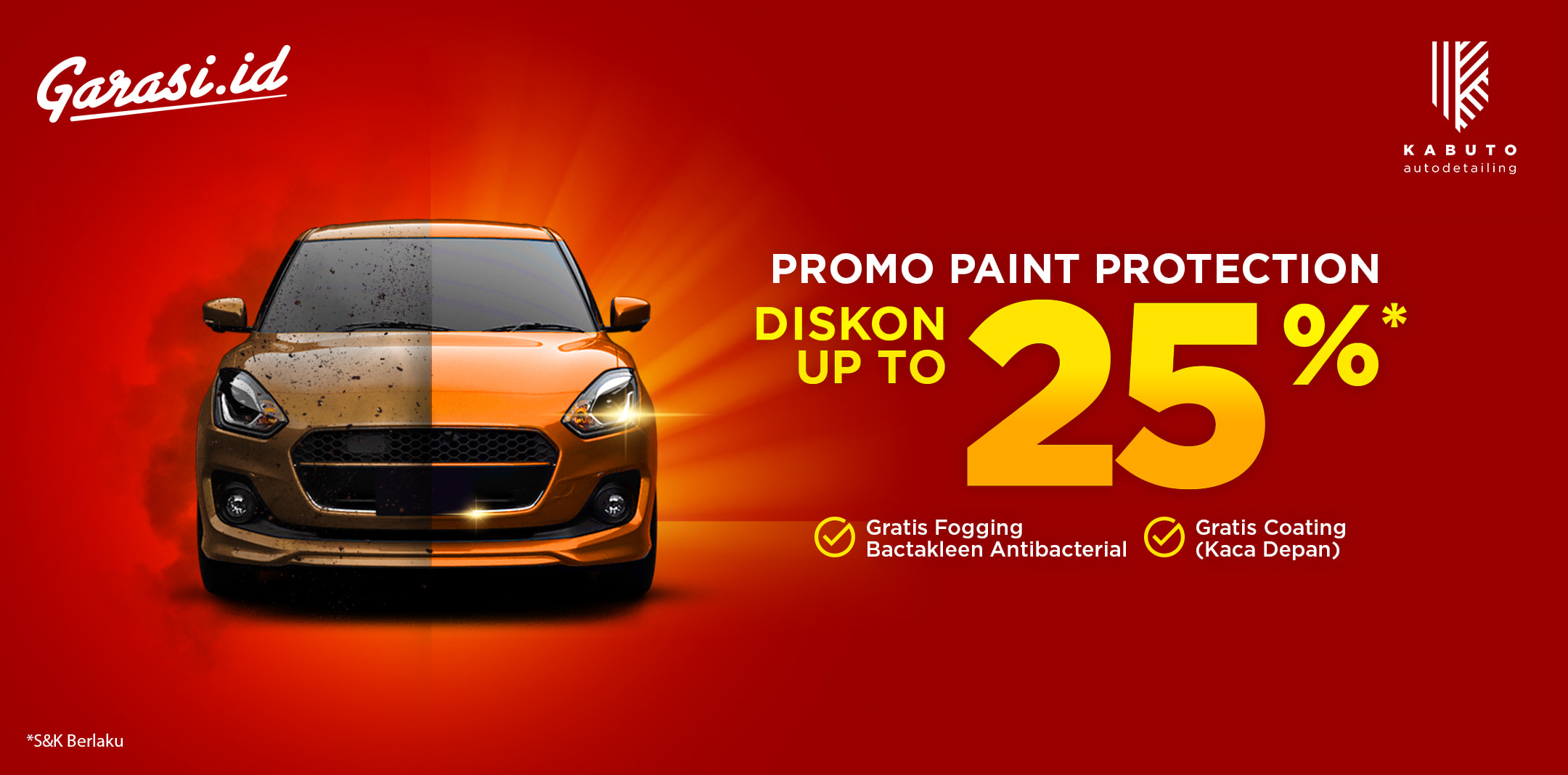 Spesial Diskon up to 25% hanya di Kabuto Spesial Diskon up to 25% hanya di Kabuto