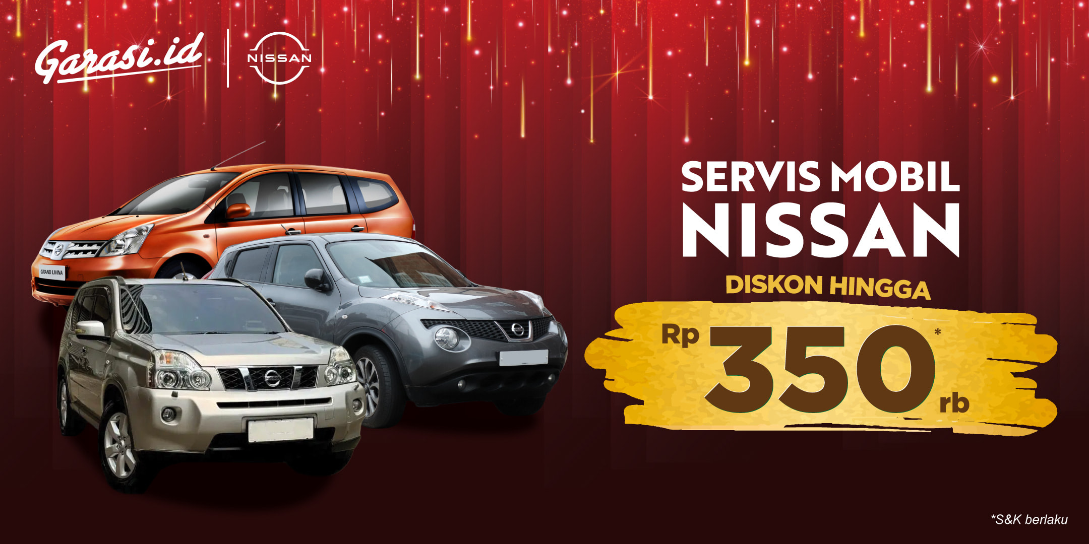 Nikmati harga khusus untuk servis mobil Nissan Livina "Diskon hingga Rp 350.000" Nikmati harga khusus untuk servis mobil Nissan Livina **"Diskon hingga Rp 350.000"**
