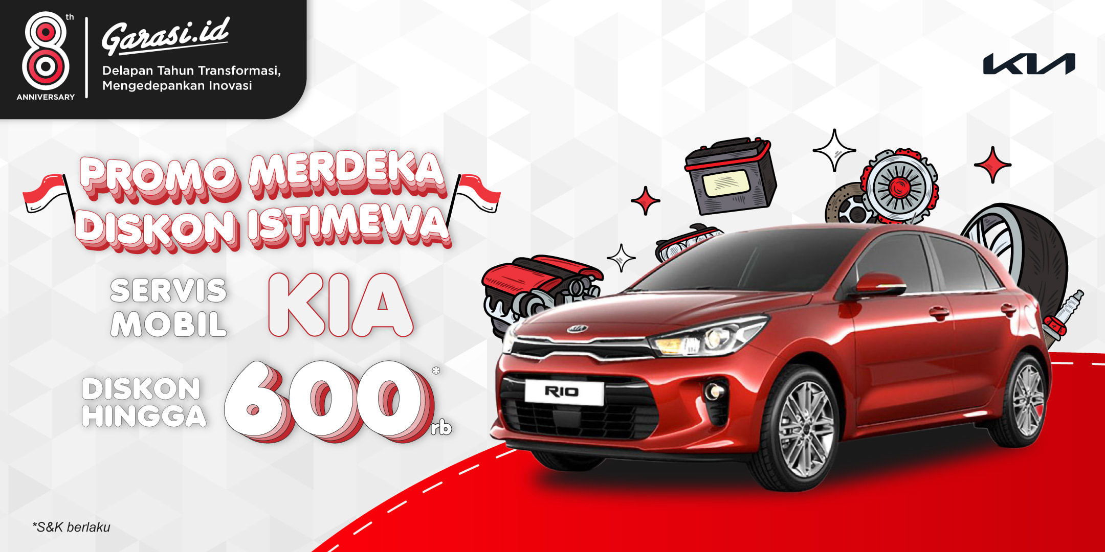 Nikmati harga khusus untuk servis mobil di KIA **"Diskon hingga Rp 600.000"** Nikmati harga khusus untuk servis mobil di KIA **"Diskon hingga Rp 600.000"**