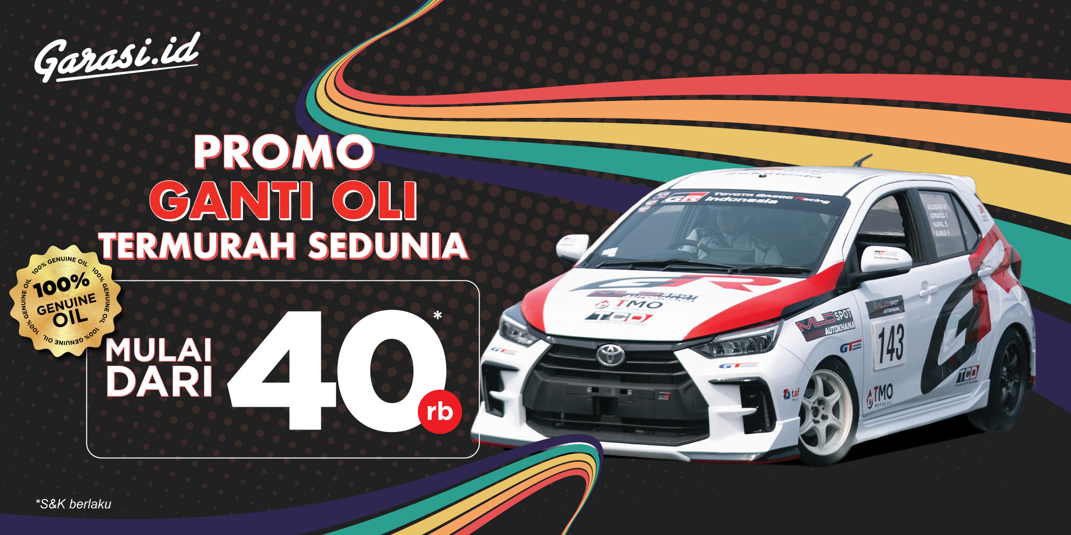 Promo Ganti Oli Garasi.id x MLD Autokhana Diskon Hingga 200rb Promo Ganti Oli Garasi.id x MLD Autokhana Diskon Hingga 200rb