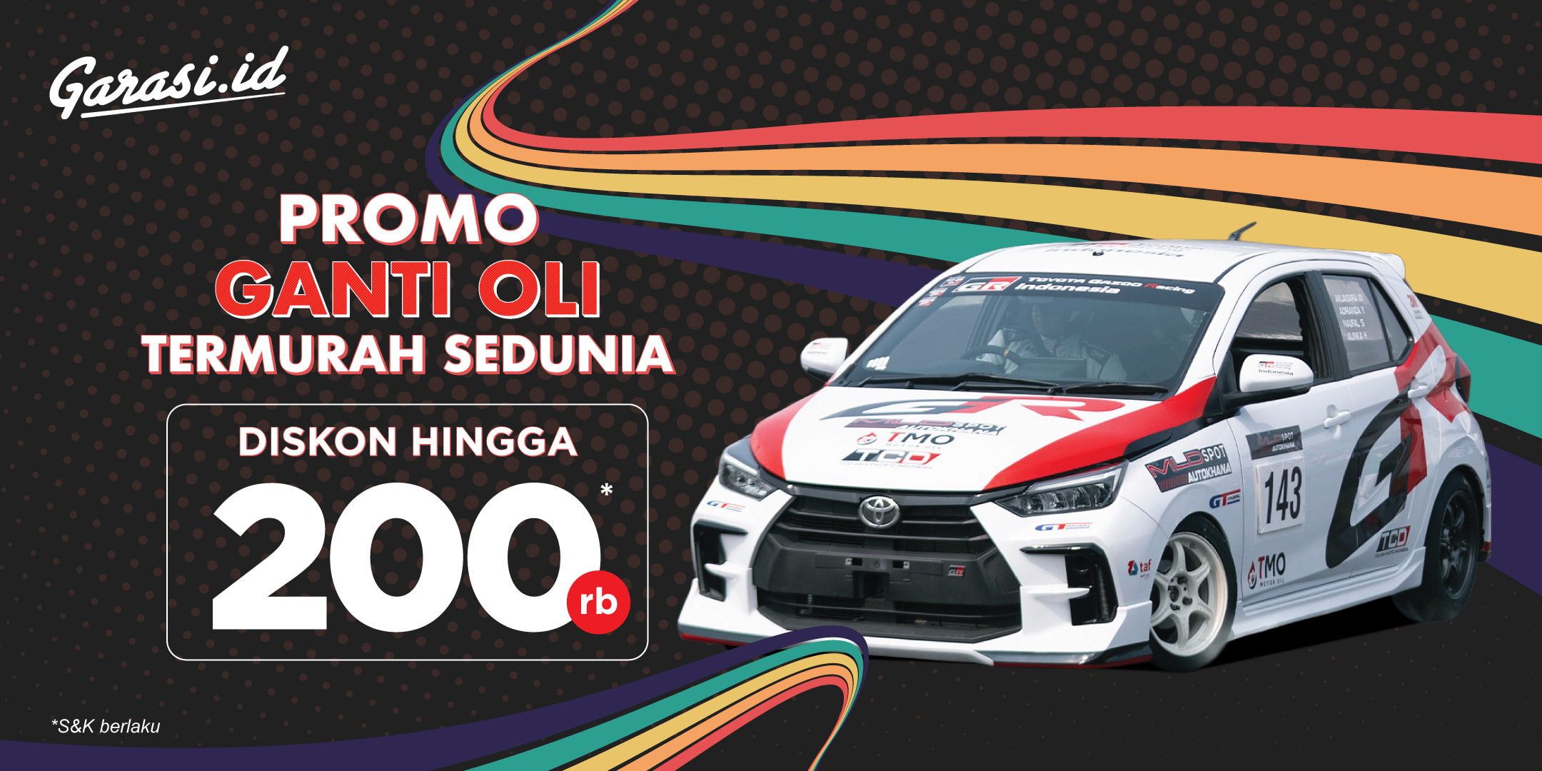 Promo Ganti Oli Garasi.id x MLD Autokhana Diskon Hingga 200rb Promo Ganti Oli Garasi.id x MLD Autokhana Diskon Hingga 200rb