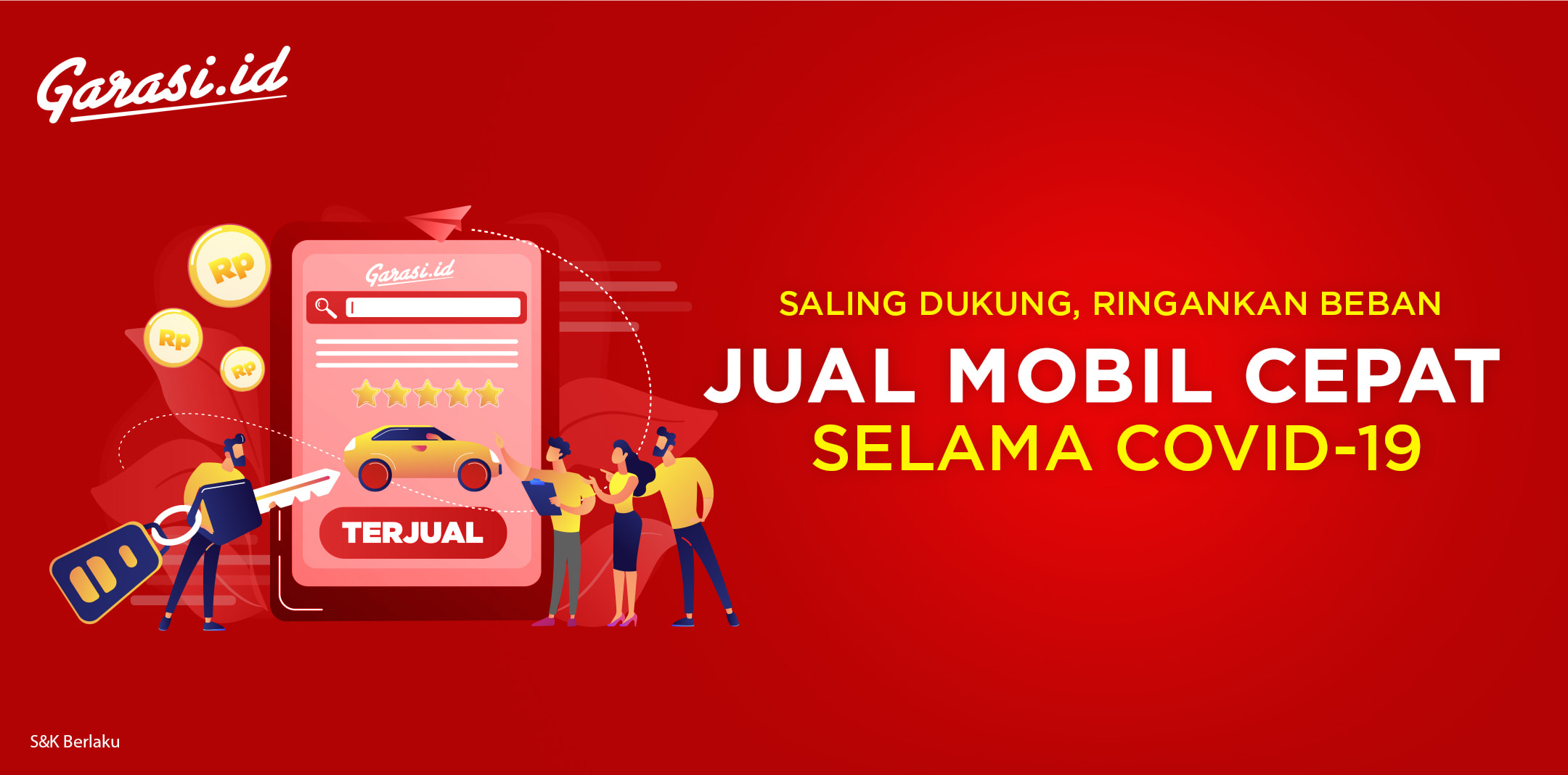 Garasi.id Support Perjuangan Seller Mobil Bekas , Ringankan Beban Selama Covid-19 Garasi.id Support Perjuangan Seller Mobil Bekas , Ringankan Beban Selama Covid-19