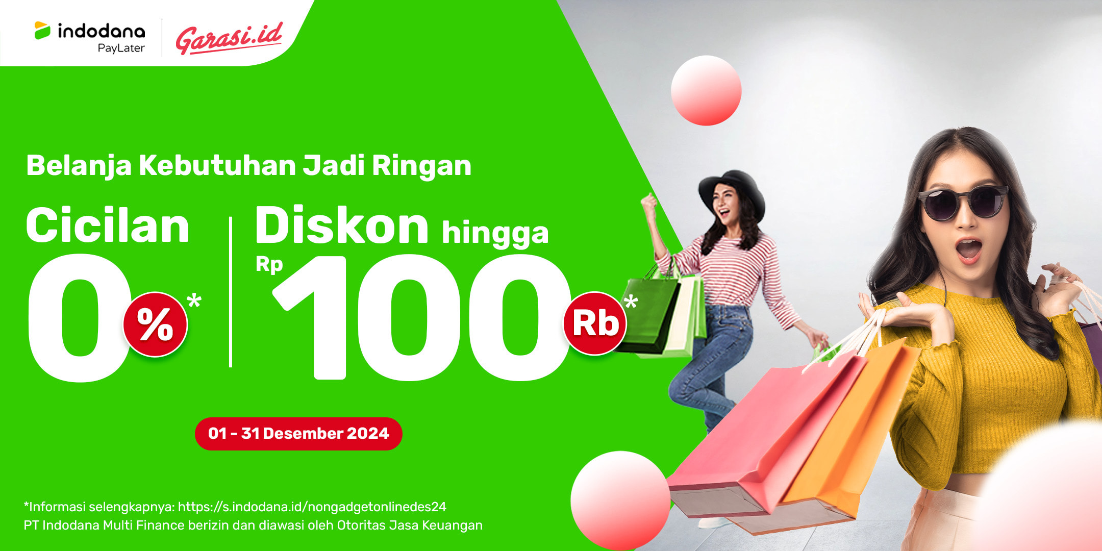 Nikmati Promo Indodana dengan Cicilan 0% Plus **Diskon hingga Rp100.000!**
Berlaku untuk semua produk Jasa Servis, Inspeksi Mobil, dan Asisten Darurat.