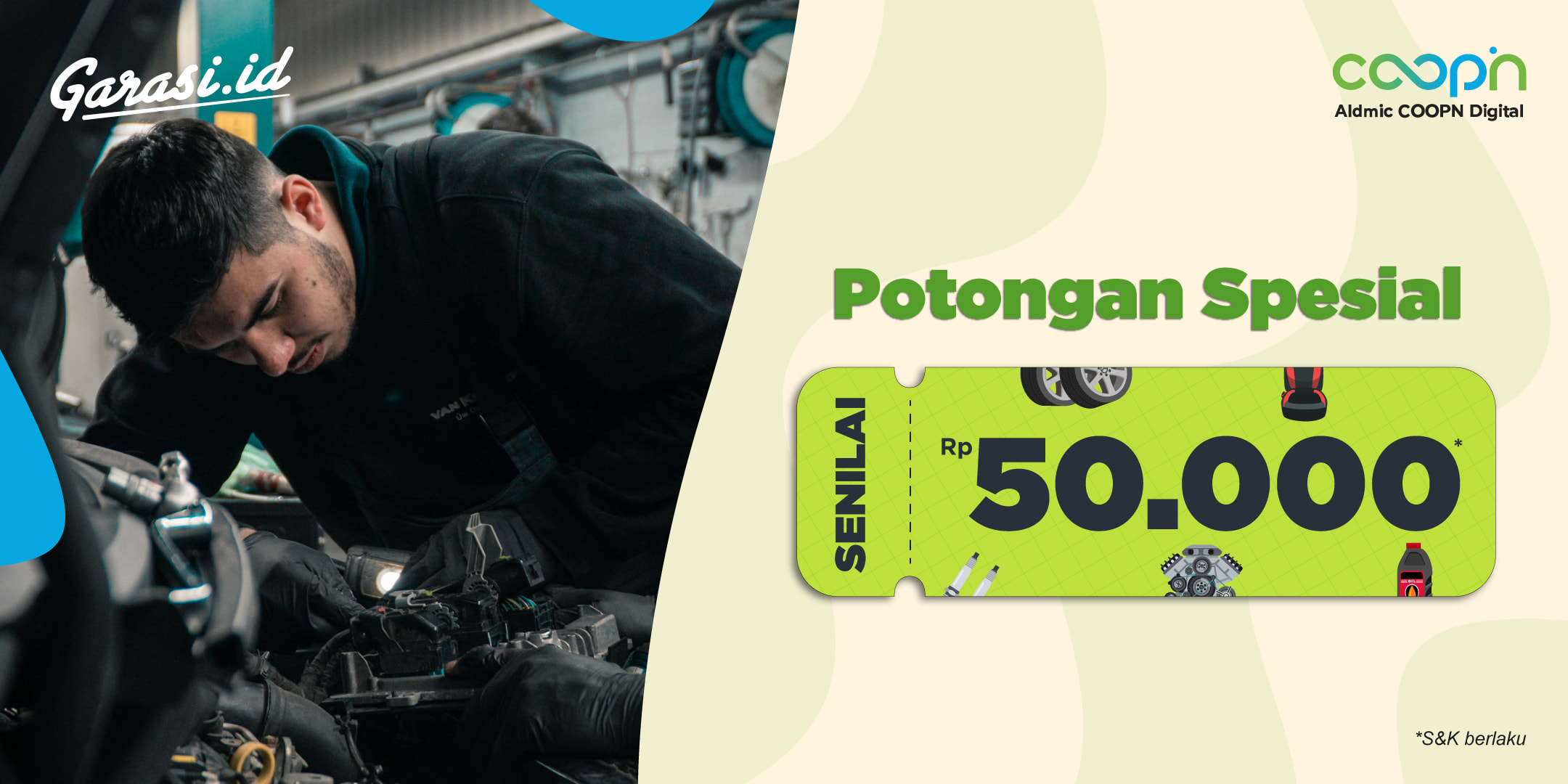 Promo Potongan Spesial Rp 50.000,-