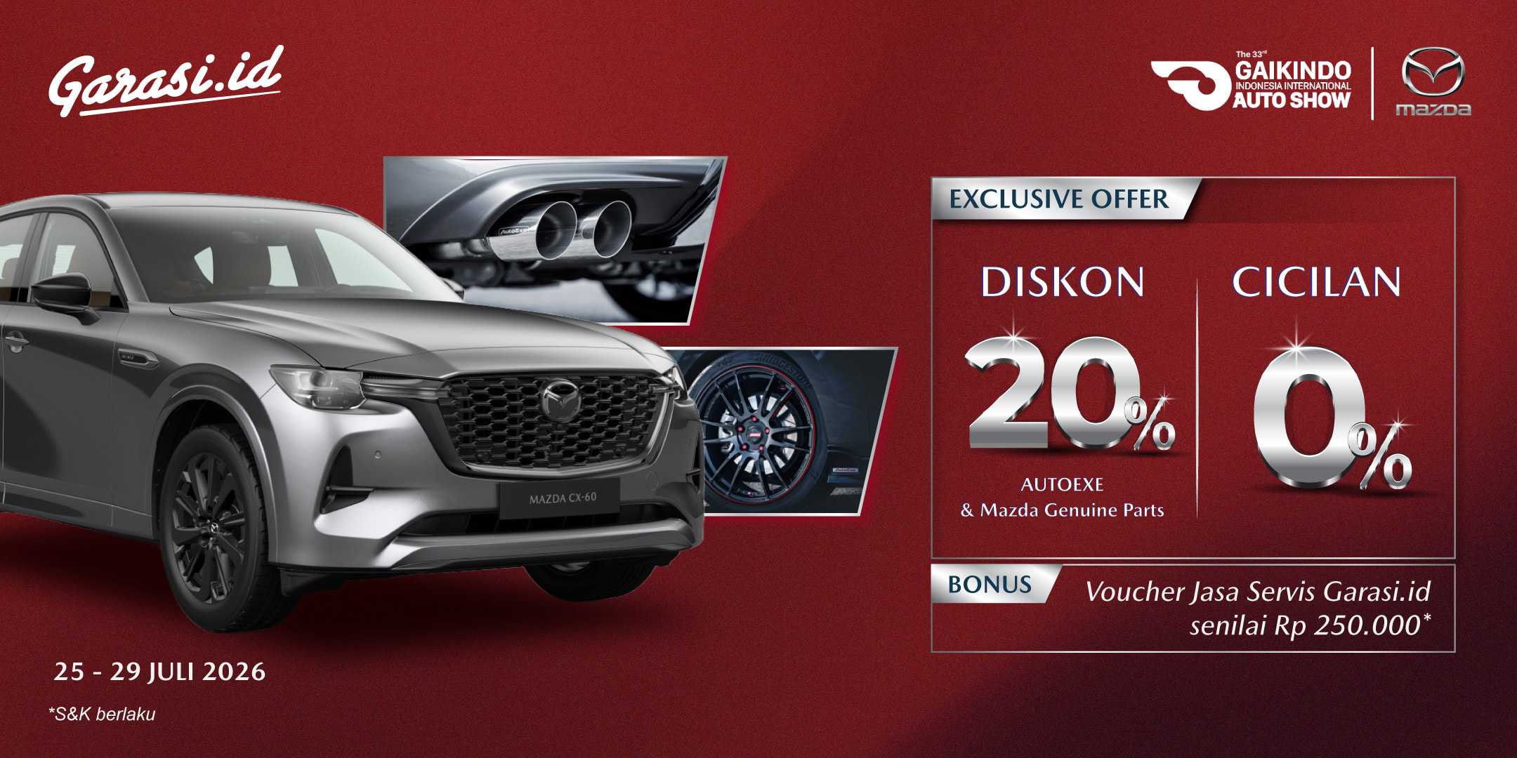 Promo Mazda GIIAS 2026 x Garasi.id