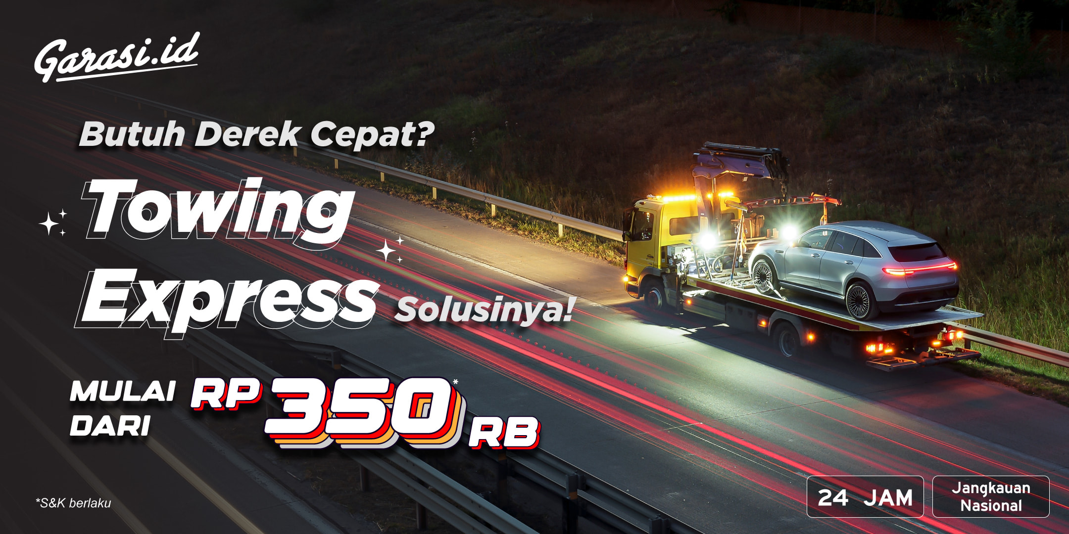 Nikmati layanan Towing Express 24/7 dan tersedia diseluruh wilayah Indonesia