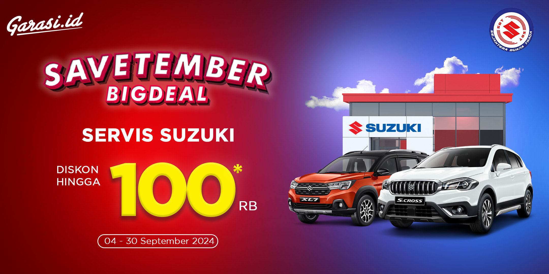 Nikmati harga khusus untuk Servis Mobil di Suzuki Buana Trada Diskon Rp 100.000.