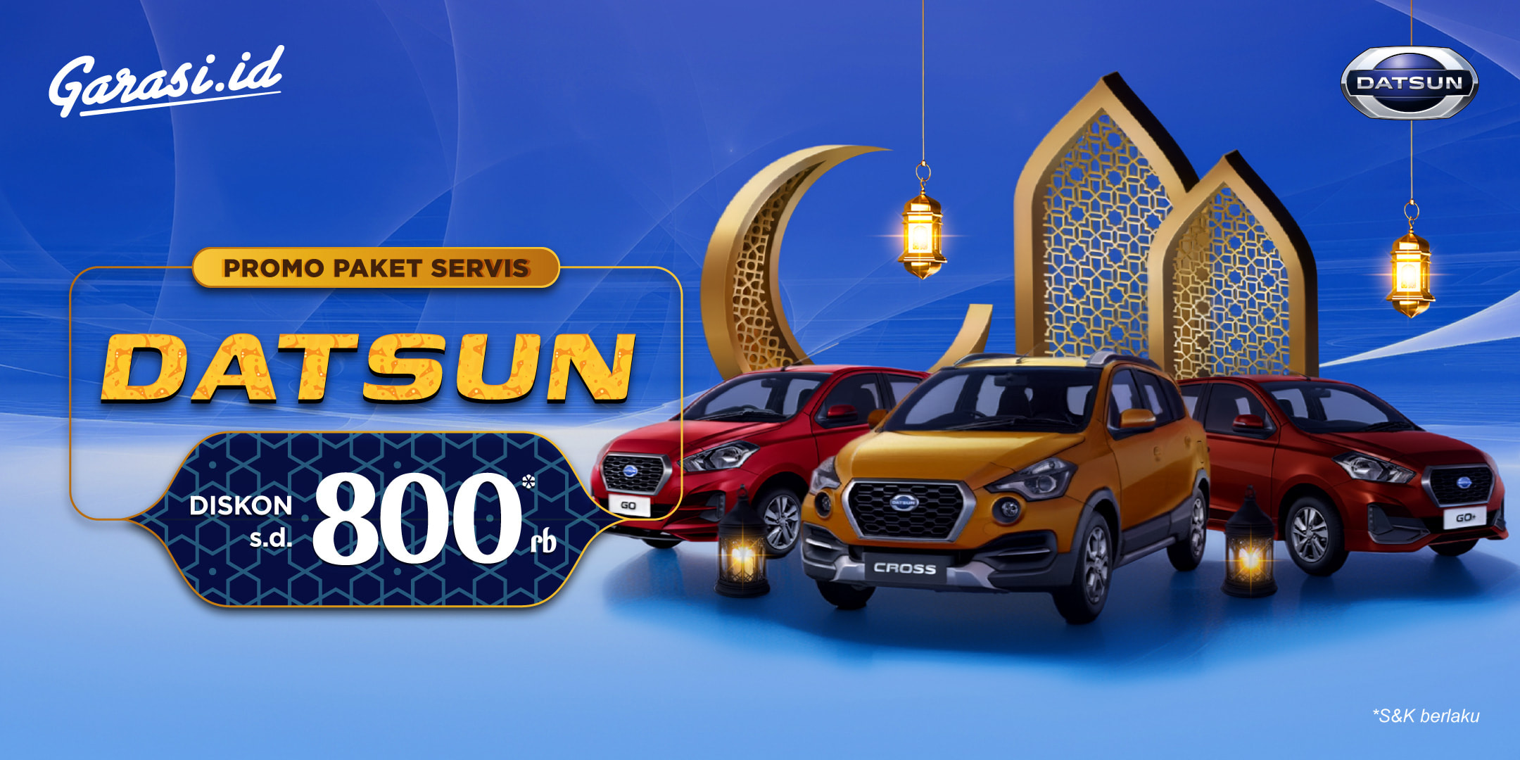 Nikmati harga khusus untuk servis mobil di Datsun khusus Ramadhan **Diskon hingga Rp800.000** Nikmati harga khusus untuk servis mobil di Datsun khusus Ramadhan **Diskon hingga Rp800.000**