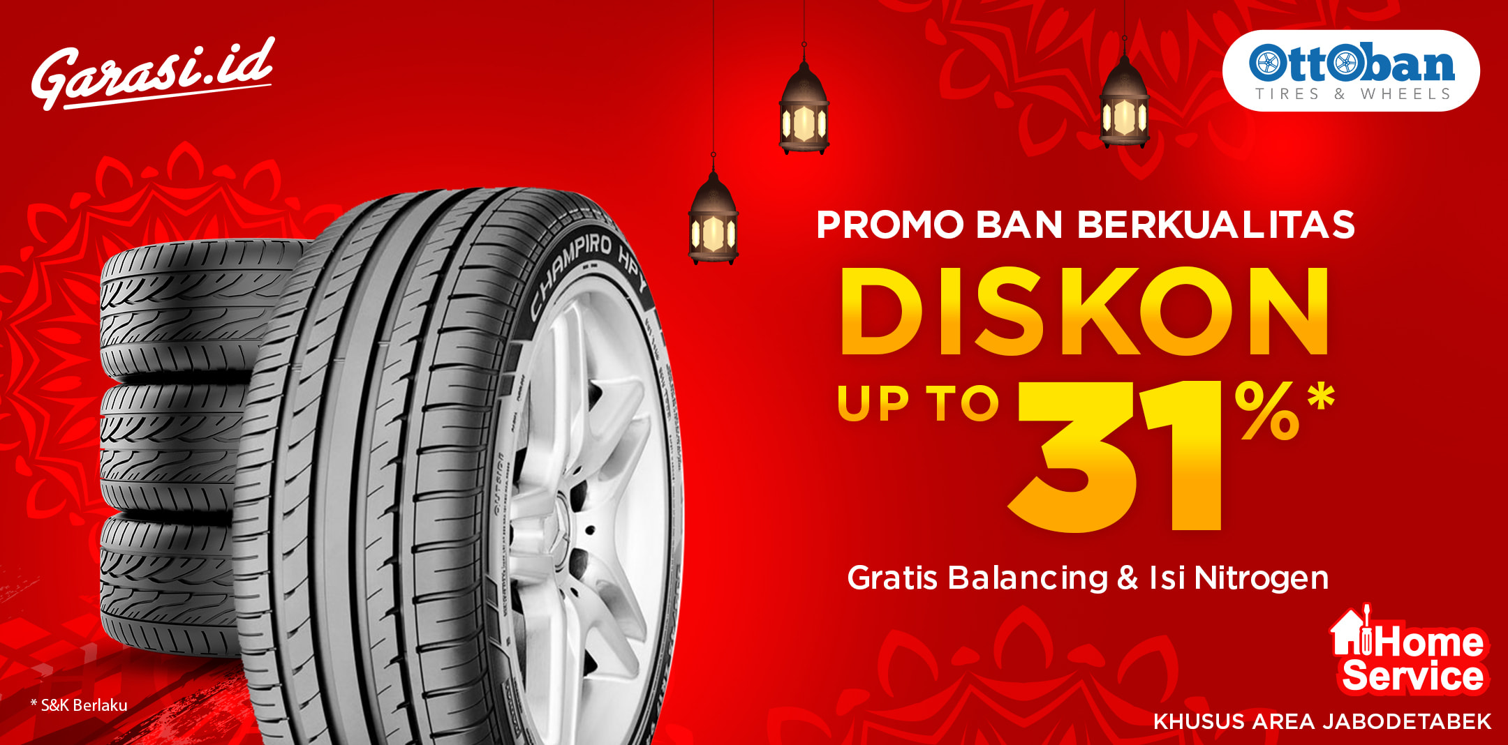 Promo Ban GT Radial 31%