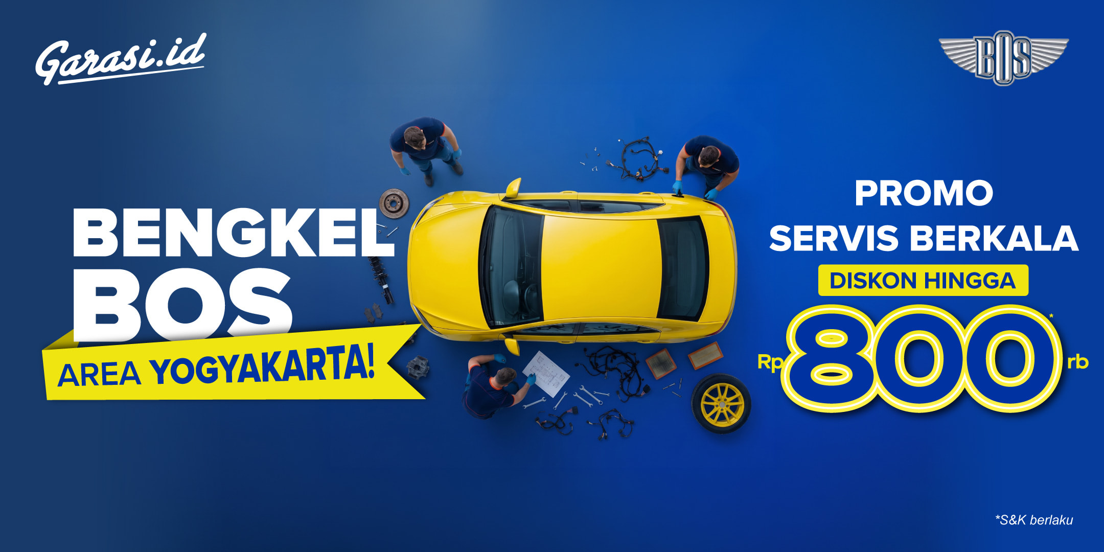 Promo Spesial Diskon hingga Rp800.000 di Bengkel BOS Yogyakarta! Promo Spesial Diskon hingga Rp800.000 di Bengkel BOS Yogyakarta!