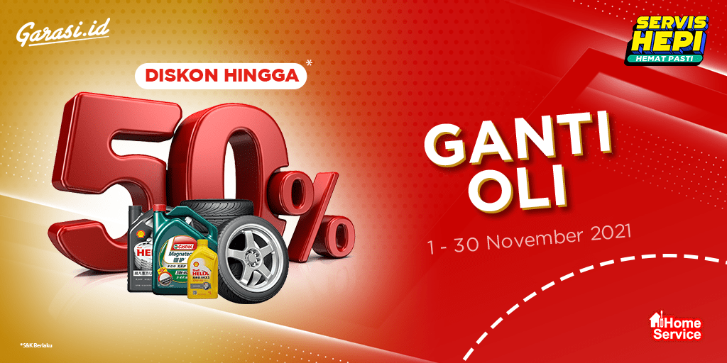 Diskon Perawatan Mobil Hingga 50% Untuk Layanan Ganti Oli Diskon Perawatan Mobil Hingga 50% Untuk Layanan Ganti Oli