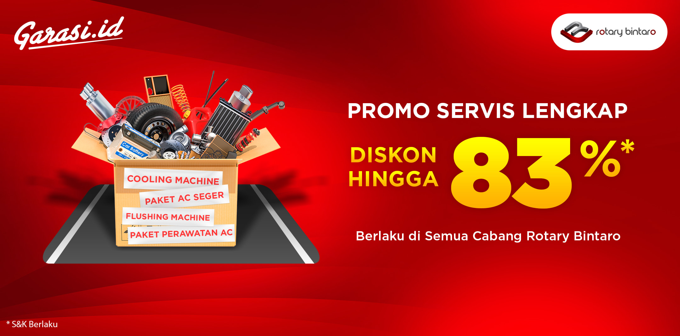 ROTARY BINTARO Diskon up to 83% ROTARY BINTARO Diskon up to 83%