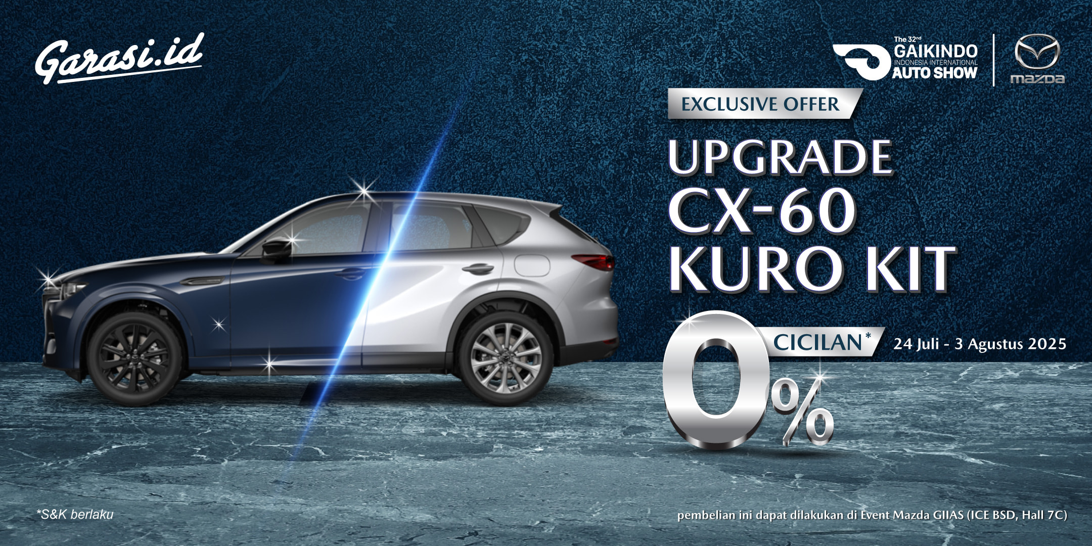Nikmati harga khusus untuk Upgrade Kuro Kit dan AutoExe Mazda **"Cicilan 0%"**