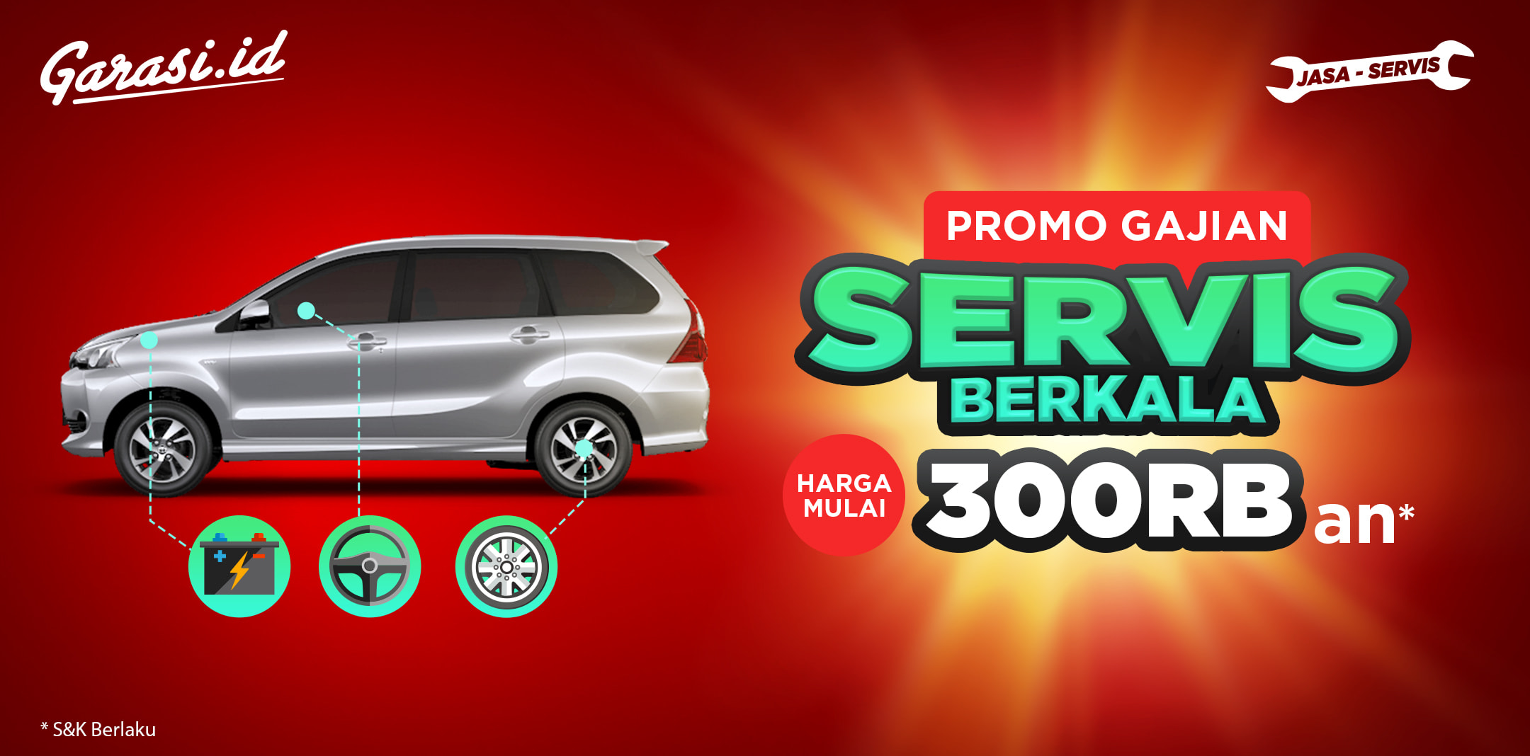 Mumpung gajian, saatnya servis berkala mobil! Mulai dari Rp 300 ribuan! Mumpung gajian, saatnya servis berkala mobil! Mulai dari Rp 300 ribuan!