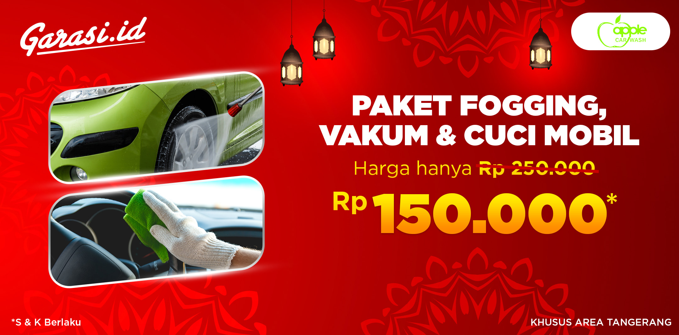 Promo Jasa Fogging + Vacum Interior + Car Wash