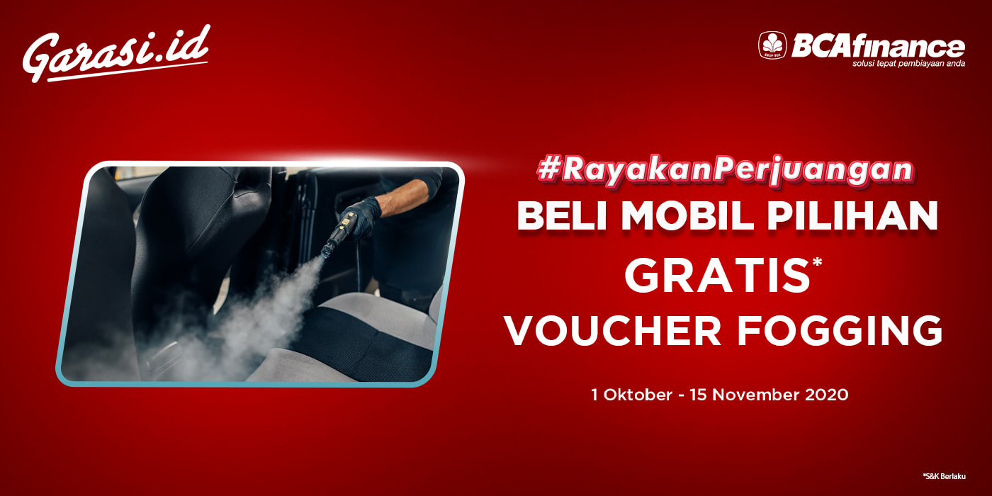 Cuma di Garasi.id beli mobil gratis Voucher Fogging Bebas Kuman! Cuma di Garasi.id beli mobil gratis Voucher Fogging Bebas Kuman!