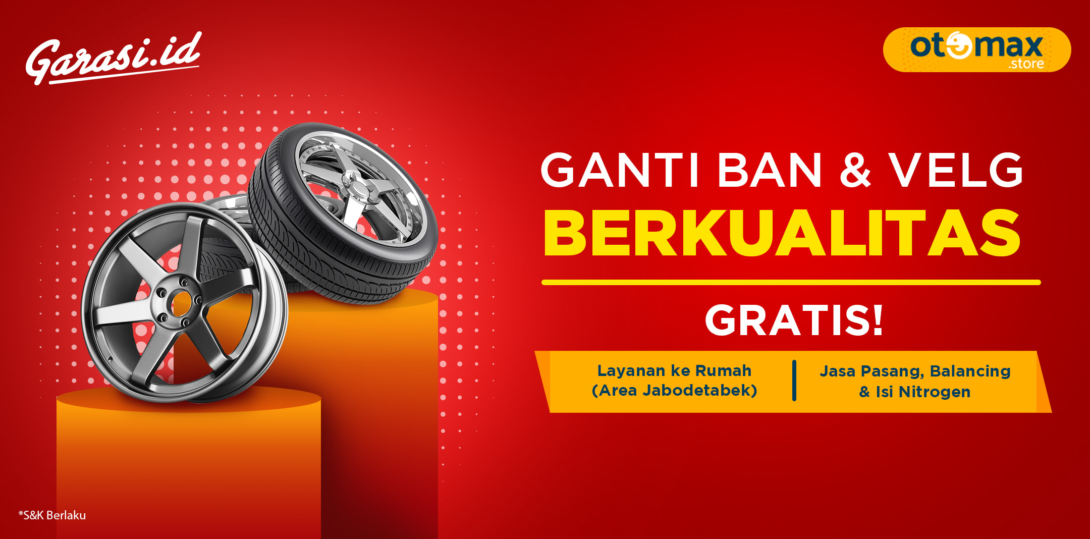 Jasa pemasangan velg dan Ban bisa Home Service bersama OTOMAX Jasa pemasangan velg dan Ban bisa Home Service bersama OTOMAX