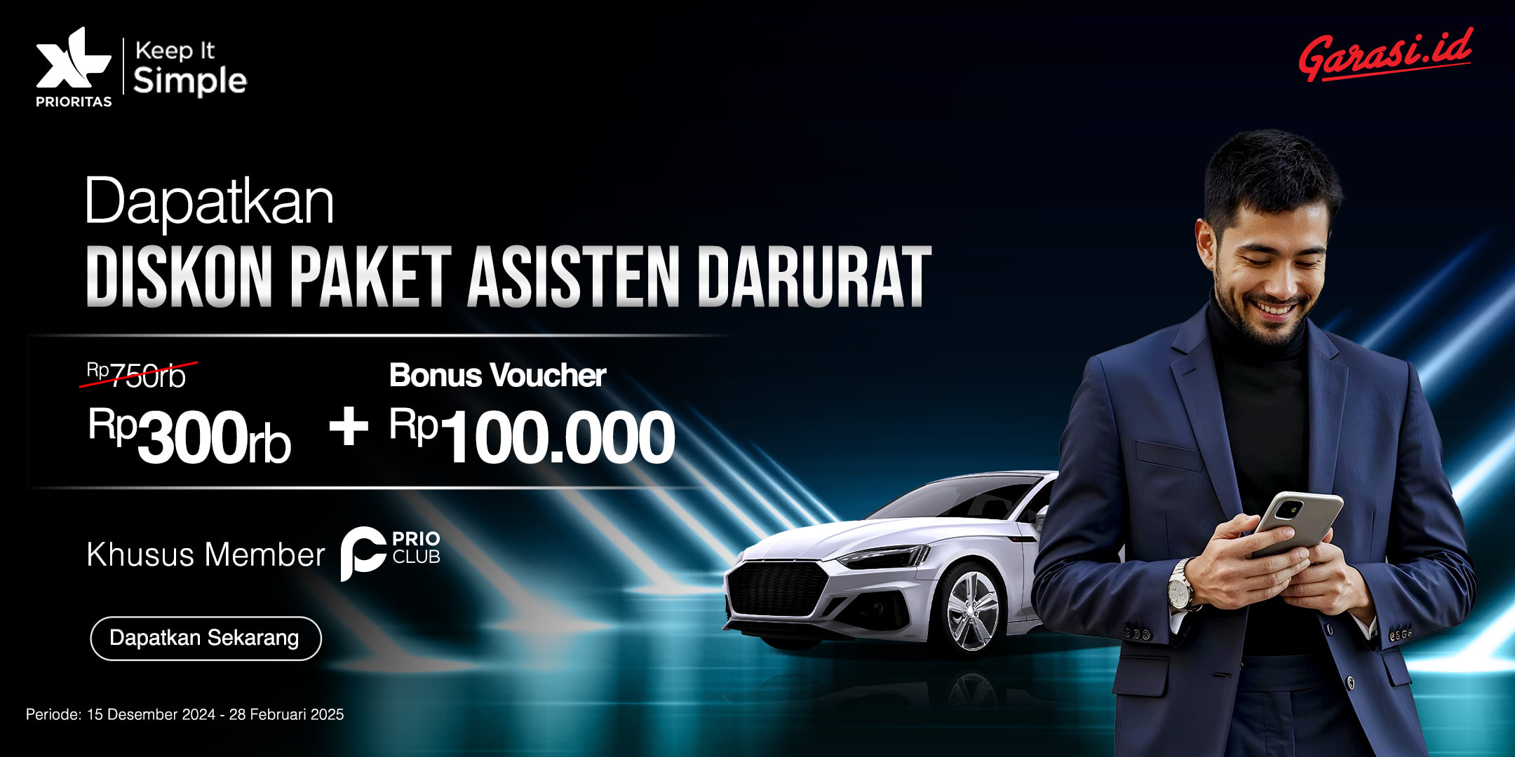 Redeem Asisten Darurat Khusus Pelanggan XL Prioritas Member Prio Club , Klik Disini!