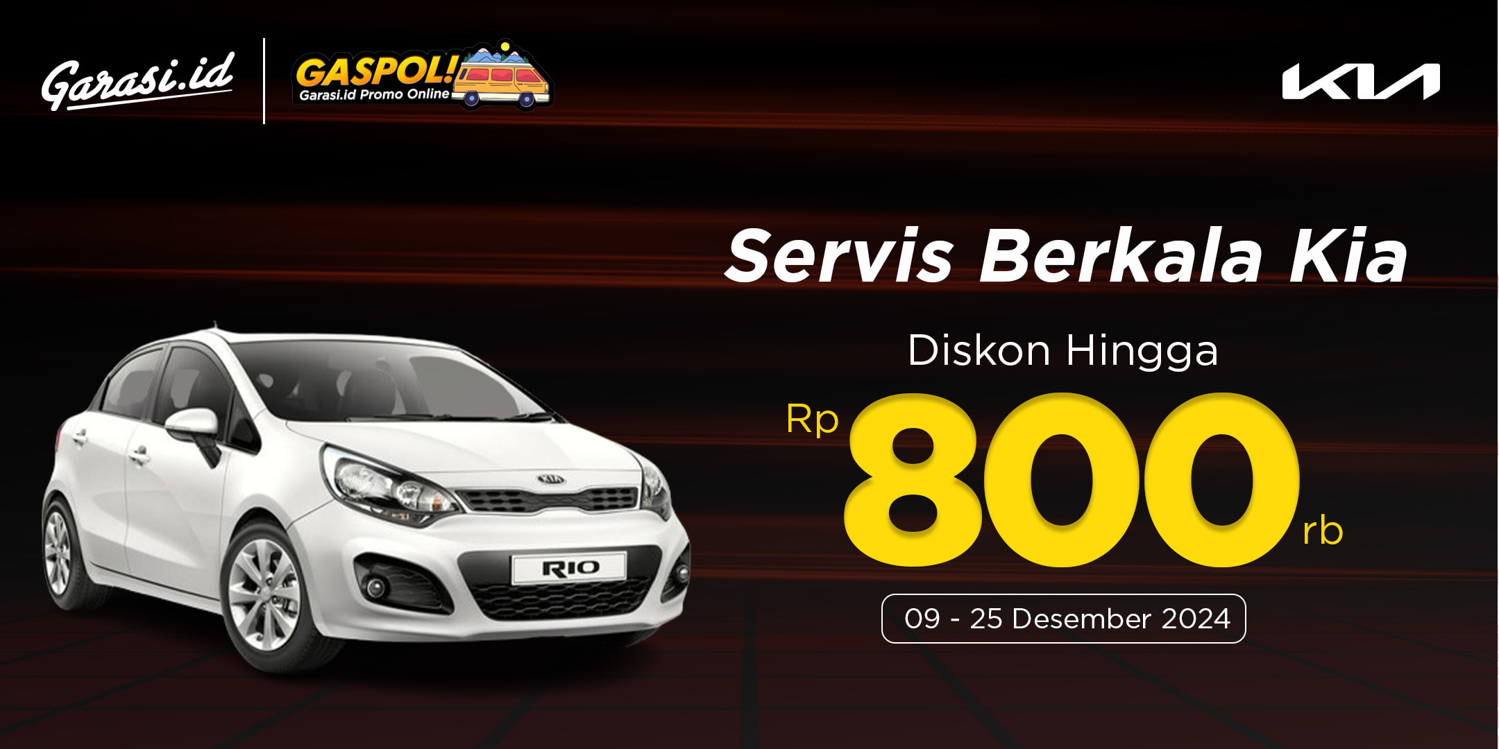 Nikmati harga khusus untuk servis mobil di KIA **"Diskon hingga Rp 800.000"** Nikmati harga khusus untuk servis mobil di KIA **"Diskon hingga Rp 800.000"**