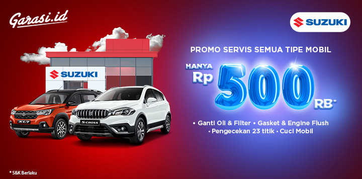 Nikmati servis ringan semua tipe mobil Suzuki hanya Rp 500 ribu, termasuk sparepart! Nikmati servis ringan semua tipe mobil Suzuki hanya Rp 500 ribu, termasuk sparepart!