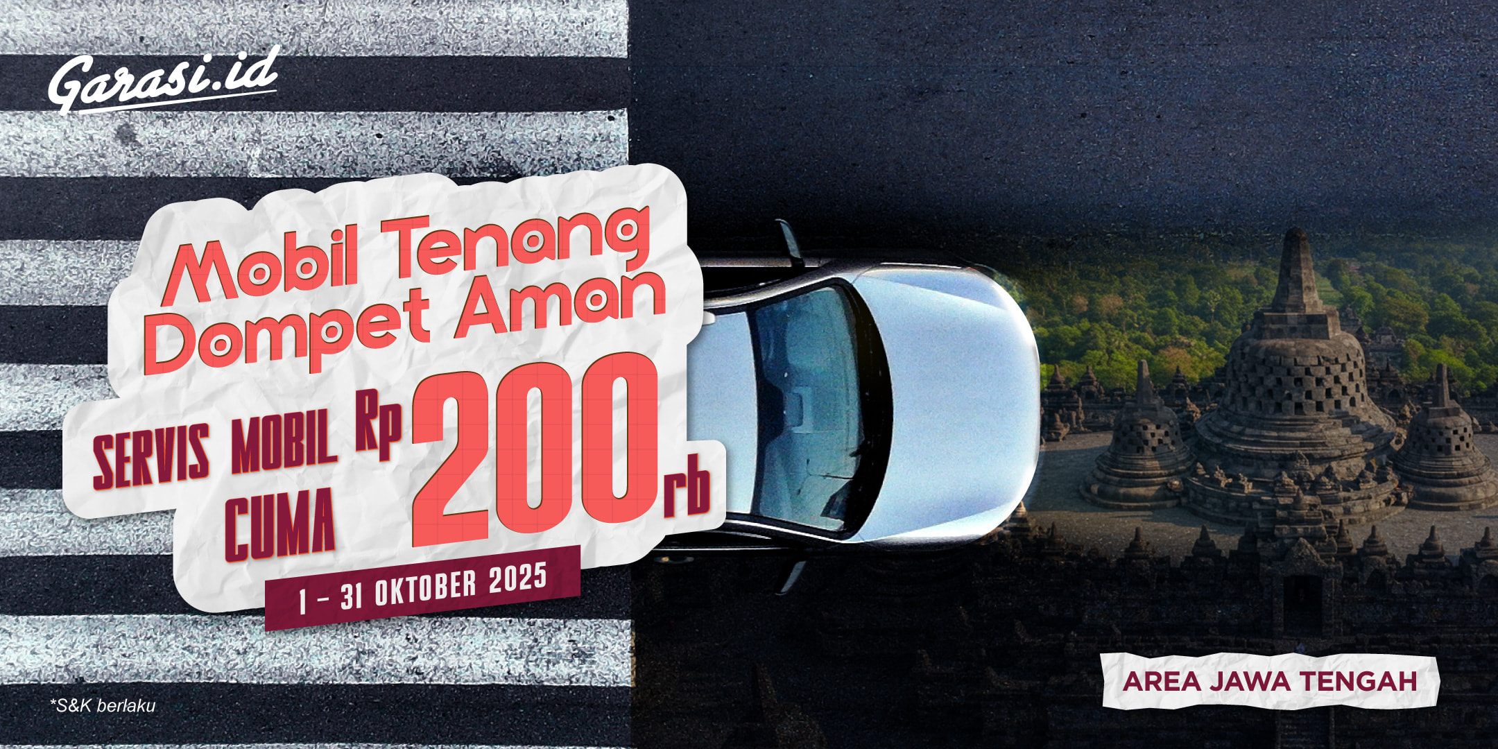Khusus area **Jawa Tengah**, dapatkan perawatan mobil **hanya dengan Rp200.000** Khusus area **Jawa Tengah**, dapatkan perawatan mobil **hanya dengan Rp200.000**