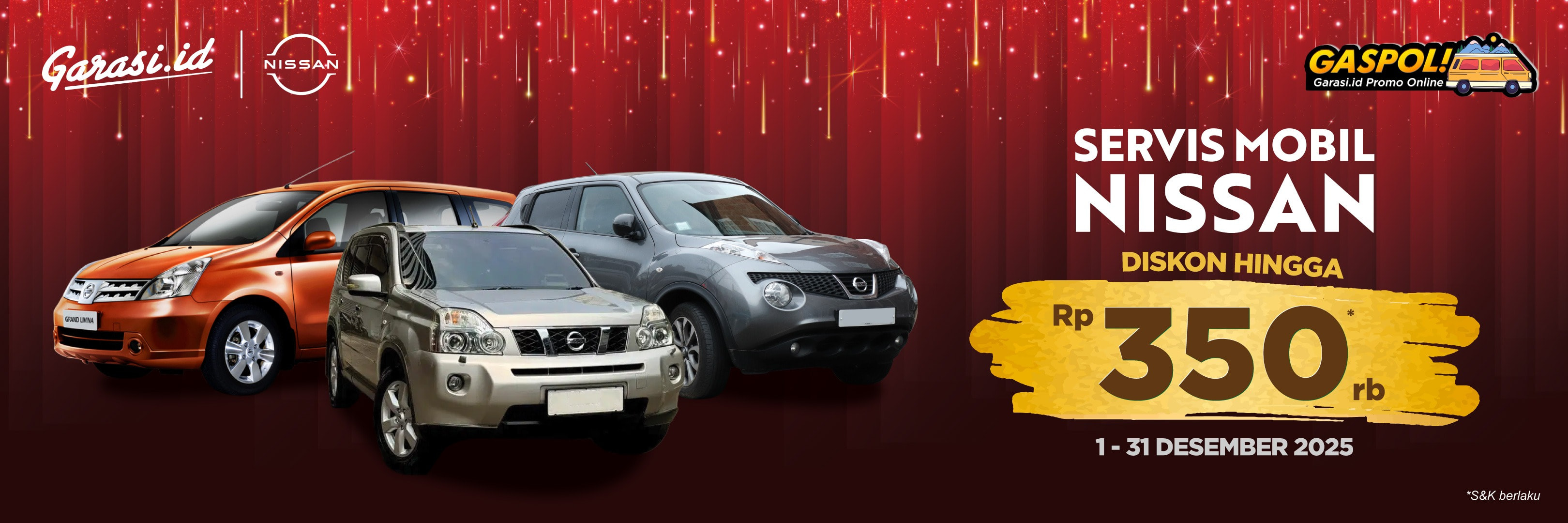 Segera Booking service di Garasi.id untuk menikmati Harga Khusus di Bengkel Resmi Nissan.