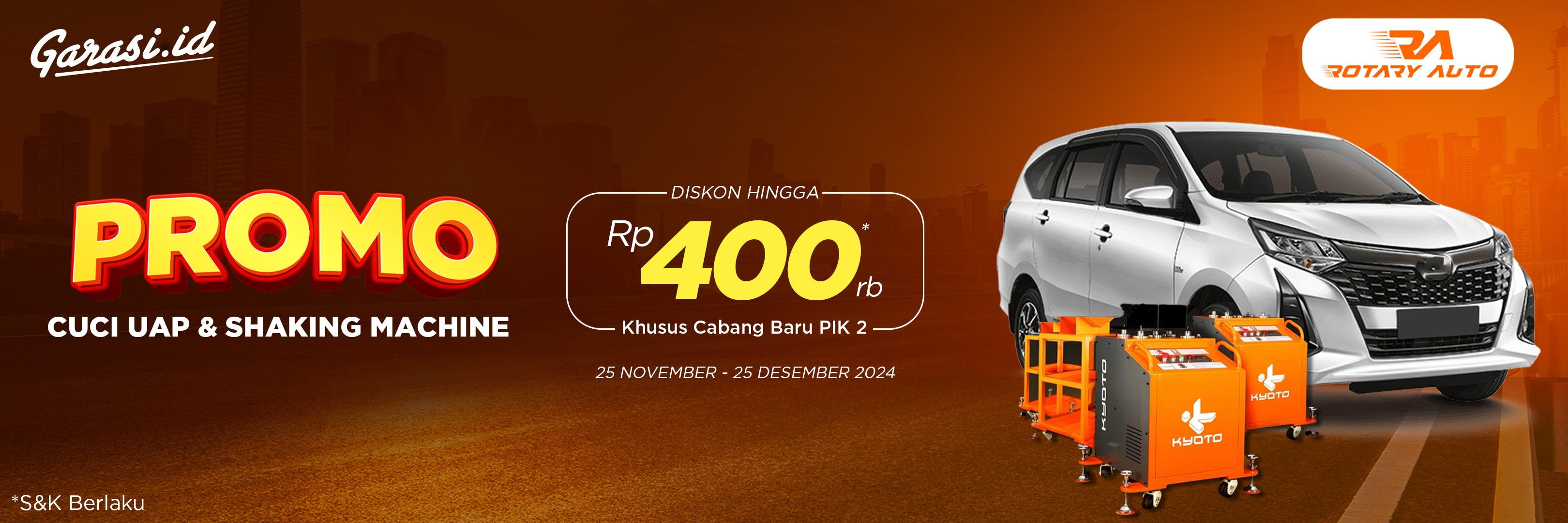 Layanan Premium, Harga Cabang Baru! Diskon hingga Rp400.000 hanya di Rotary Auto Cabang PIK 2! Layanan Premium, Harga Cabang Baru! Diskon hingga Rp400.000 hanya di Rotary Auto Cabang PIK 2!