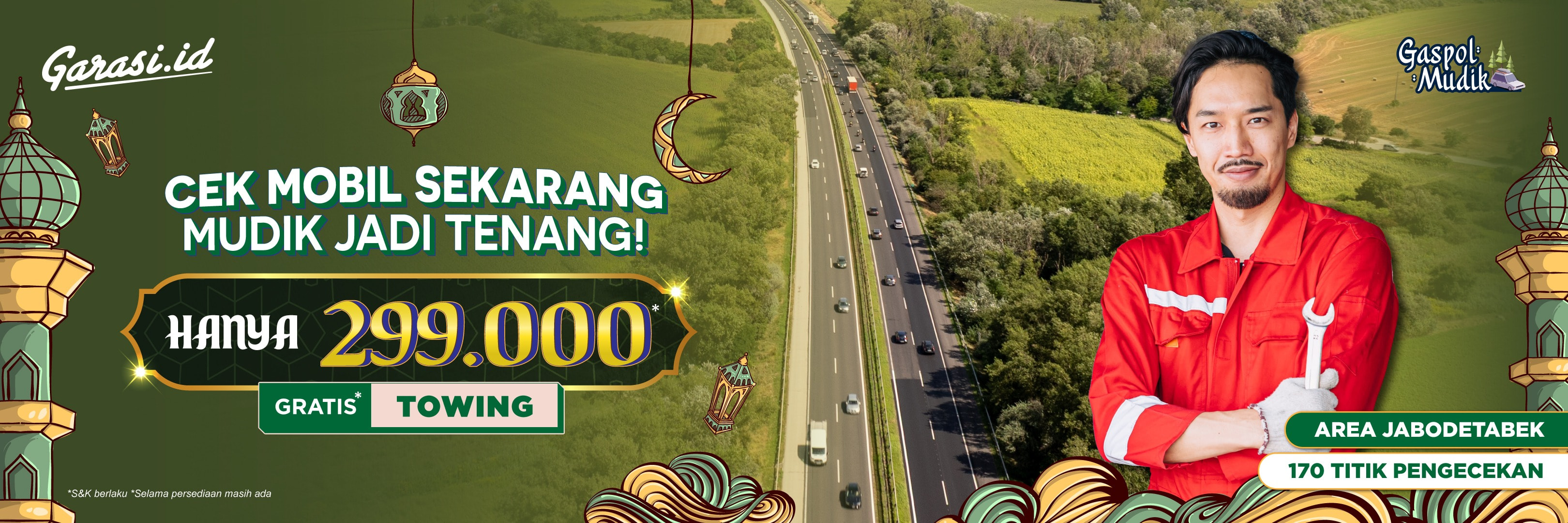 Promo Cek Mobil Mudik