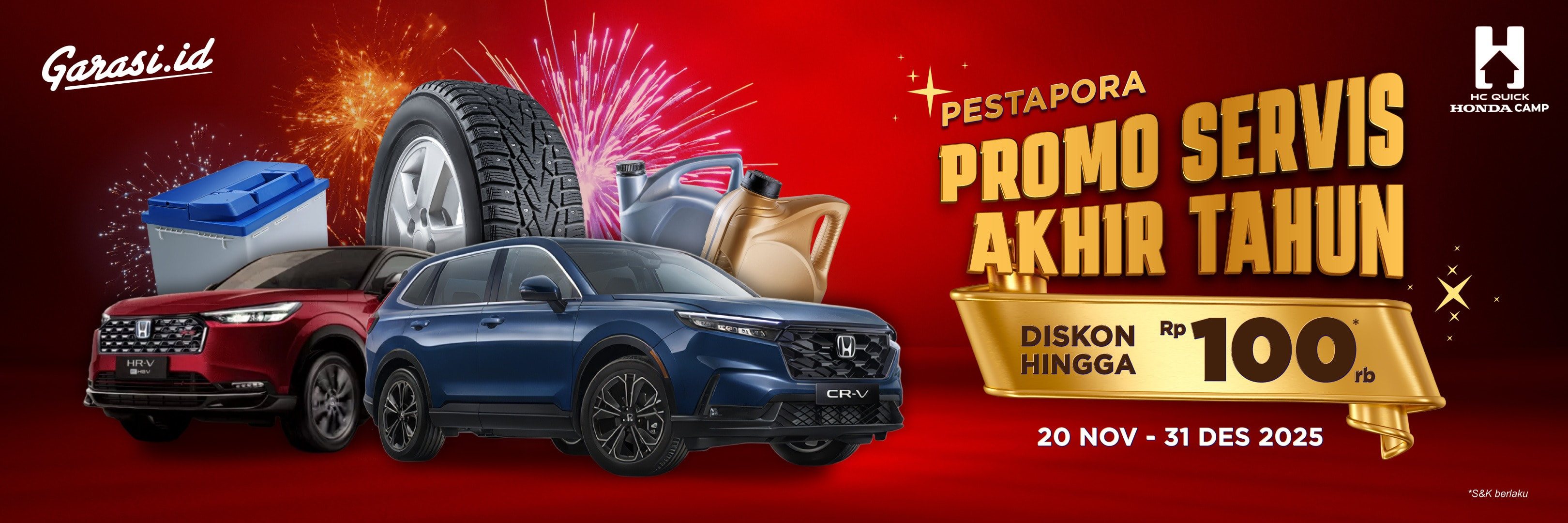Warga Jatiasih Bekasi merapat! Servis hemat diskon sampai Rp100.000 di Honda Camp!