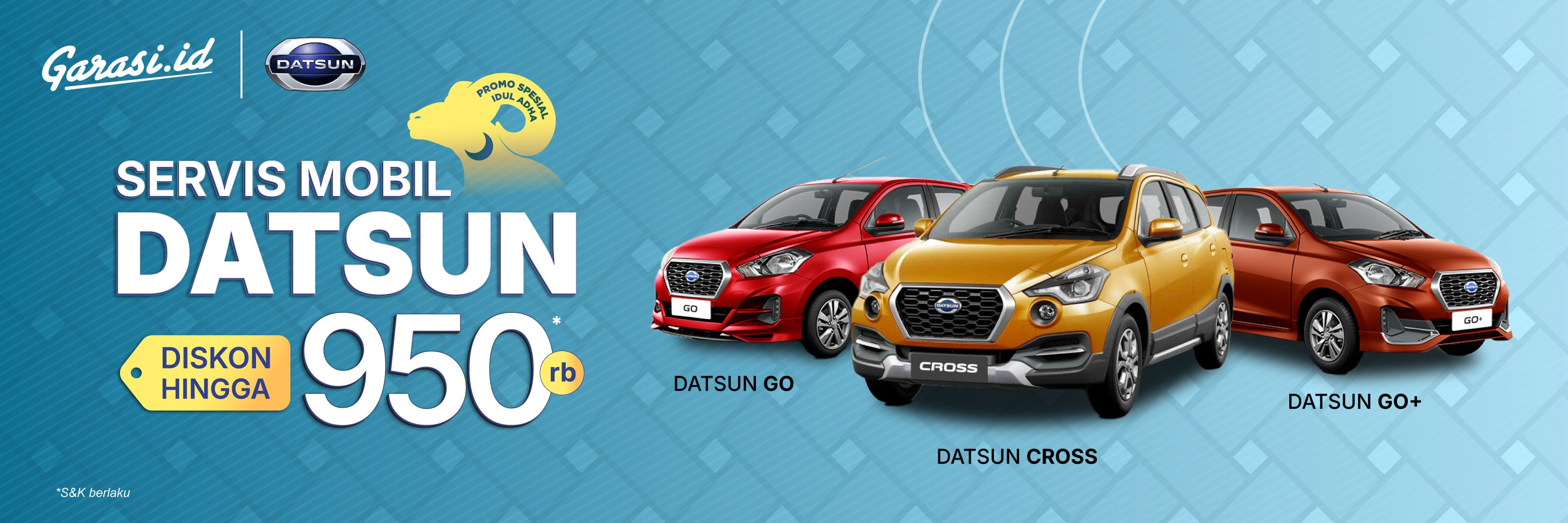 Nikmati harga khusus untuk servis mobil di Datsun "Diskon hingga Rp 700.000"