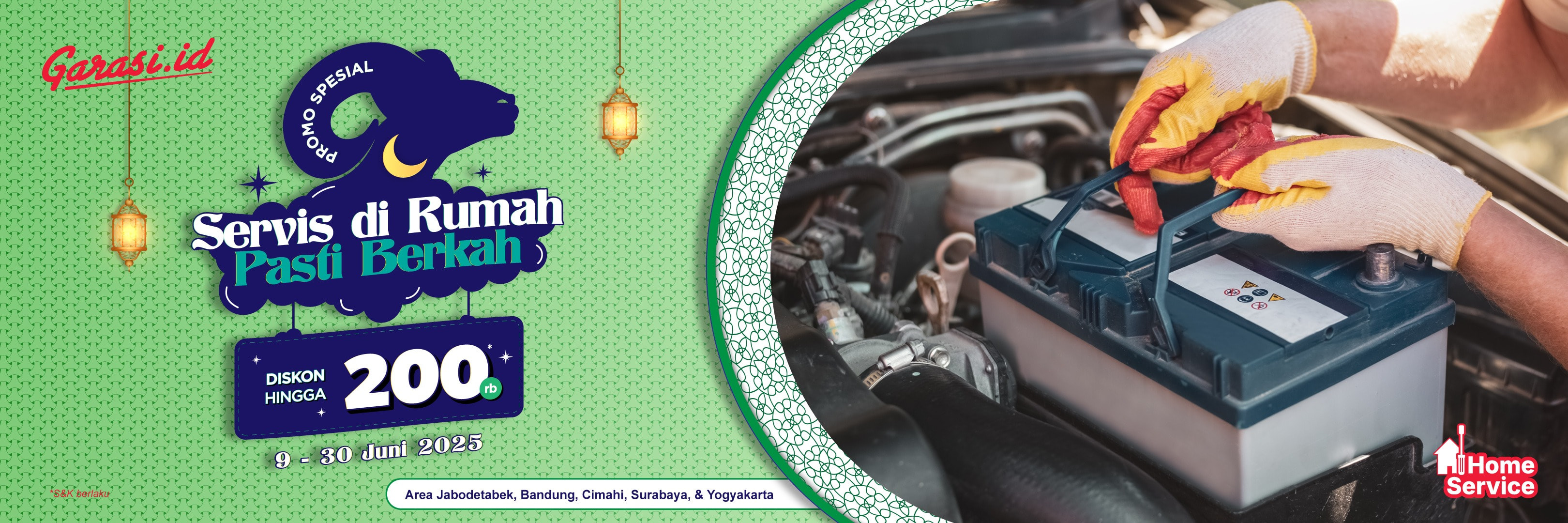 Juni Makin Hemat! Servis dari Rumah Diskon Hingga Rp200.000!