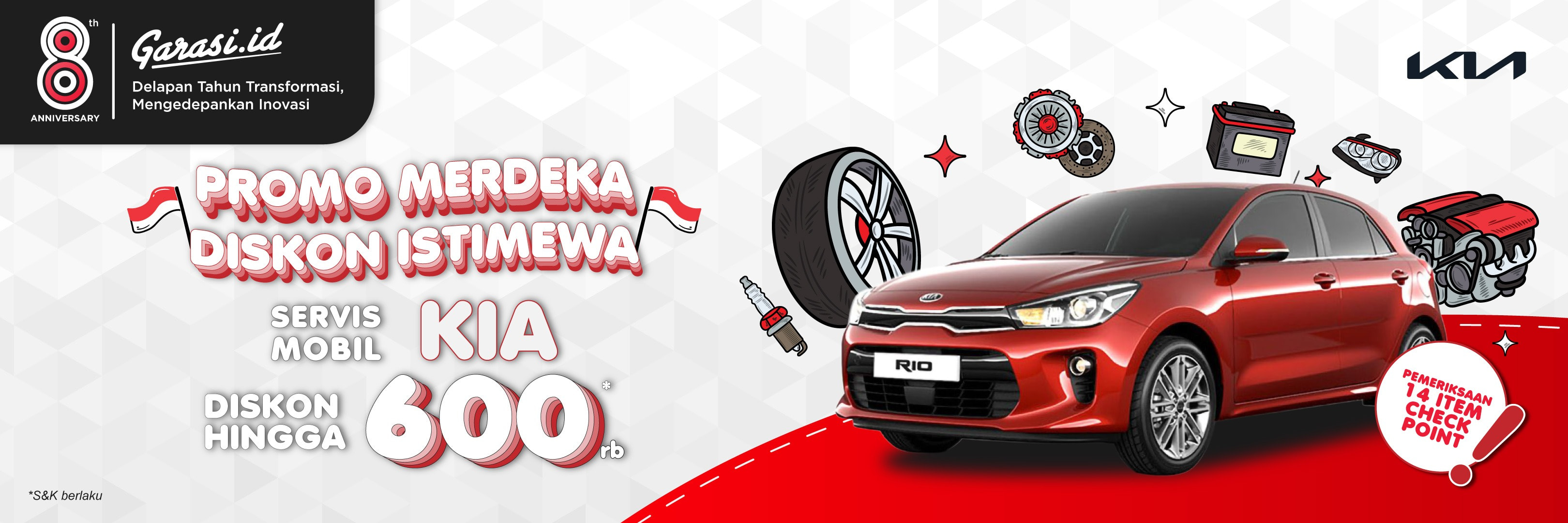 Promo KIA 2025 Spesial Ulang Tahun Garasi.id