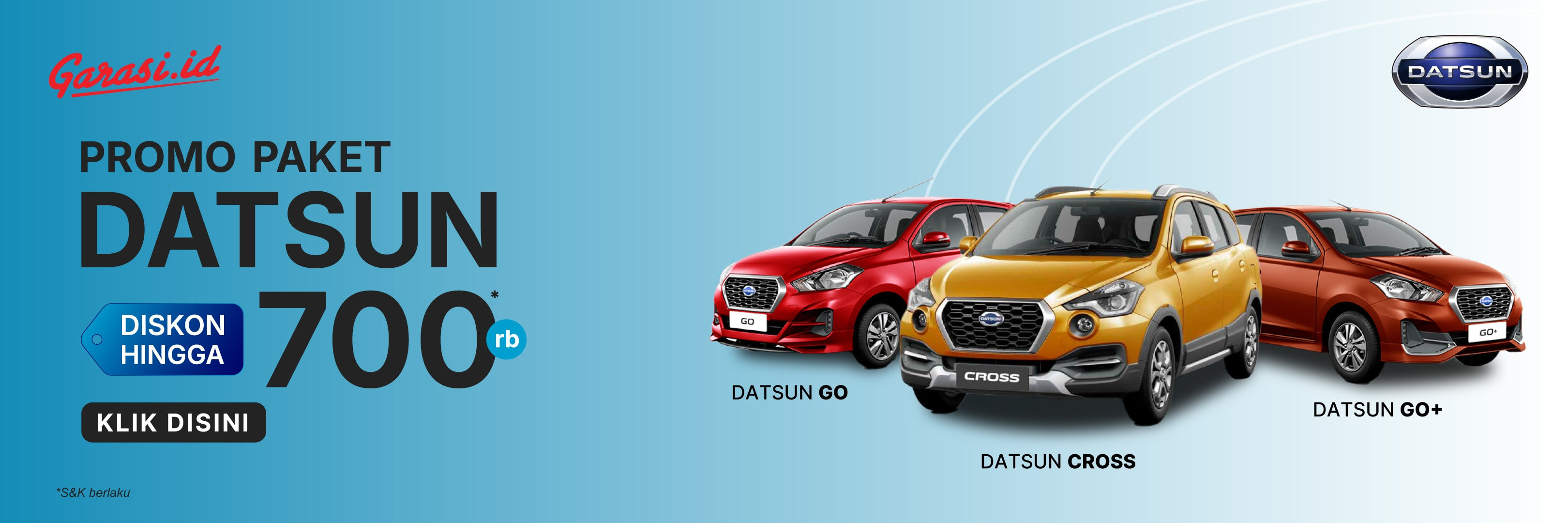 Promo Datsun x Garasi.id