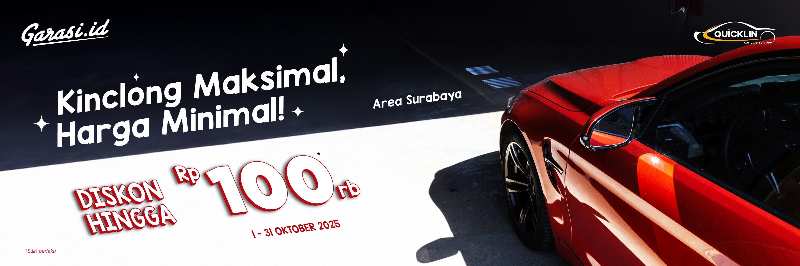 Hemat Oktober, Mobil Kinclong! Khusus Area Surabaya