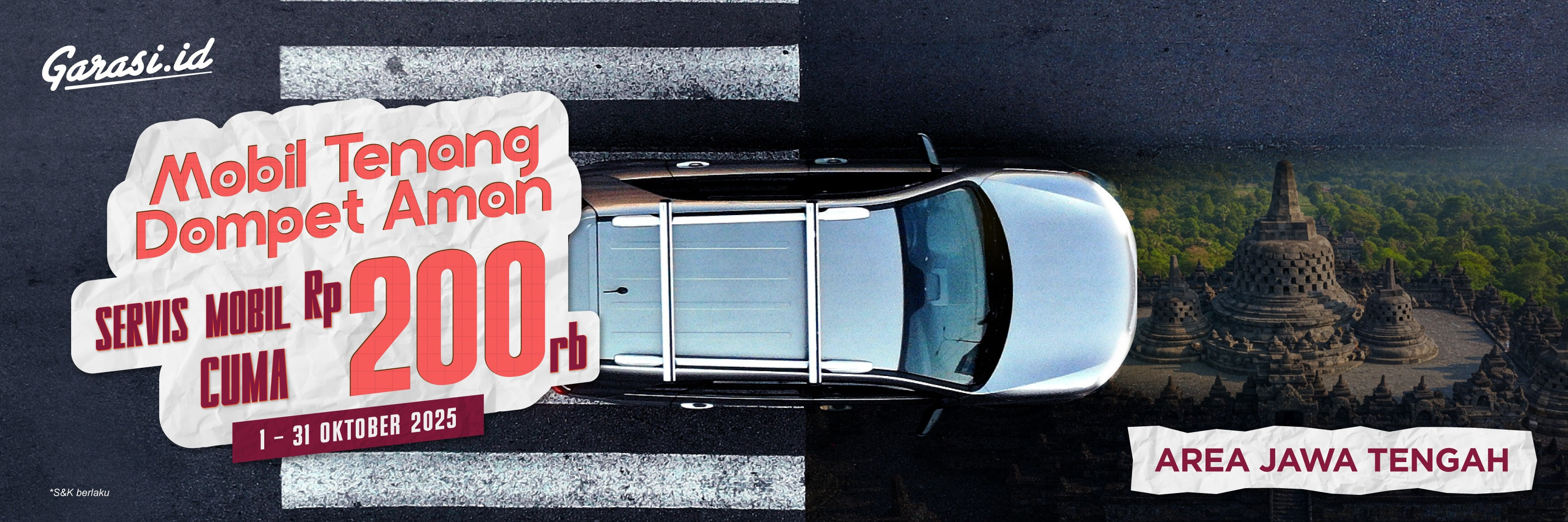 Promo Oktober Ringan di Kantong Servis Rp200.000 - Jawa Tengah