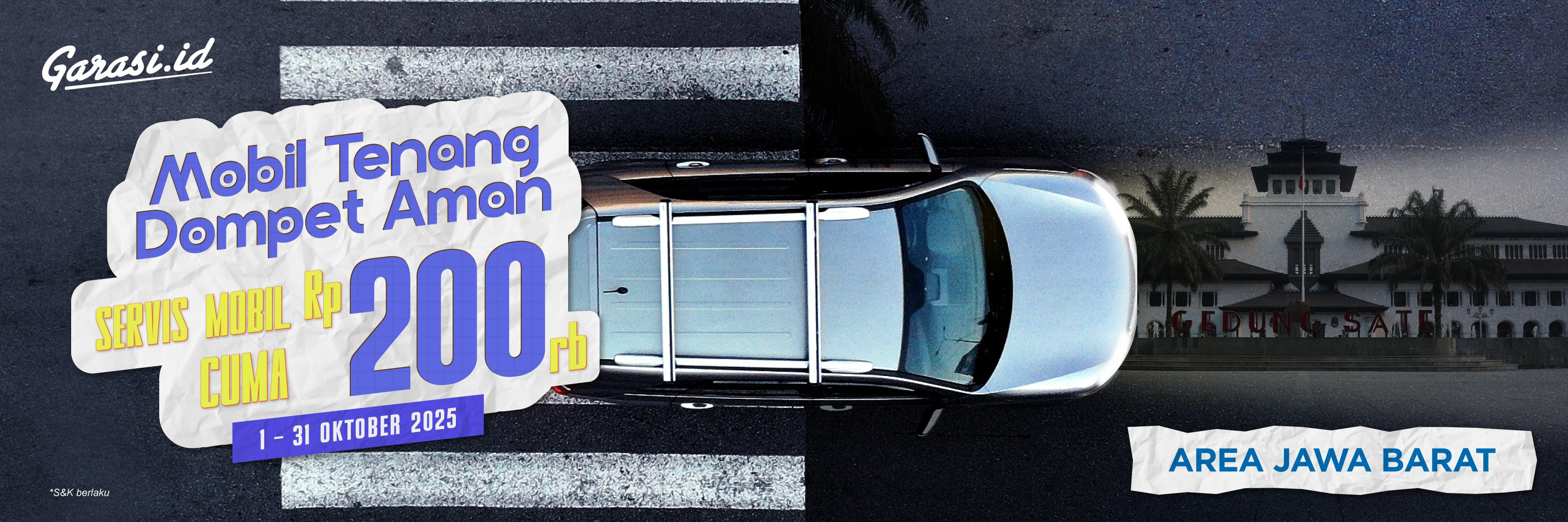 Promo Oktober Ringan di Kantong Servis Rp200.000 - Jawa Barat