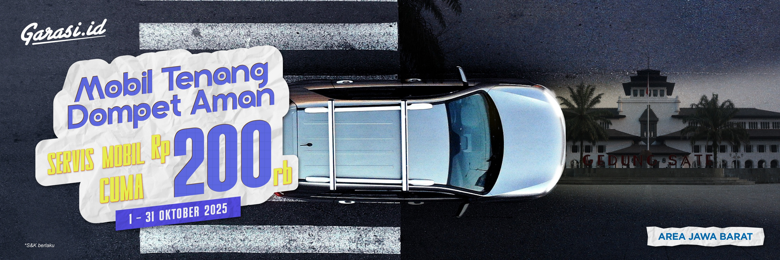 Promo Oktober Ringan di Kantong Servis Rp200.000 - Jawa Barat