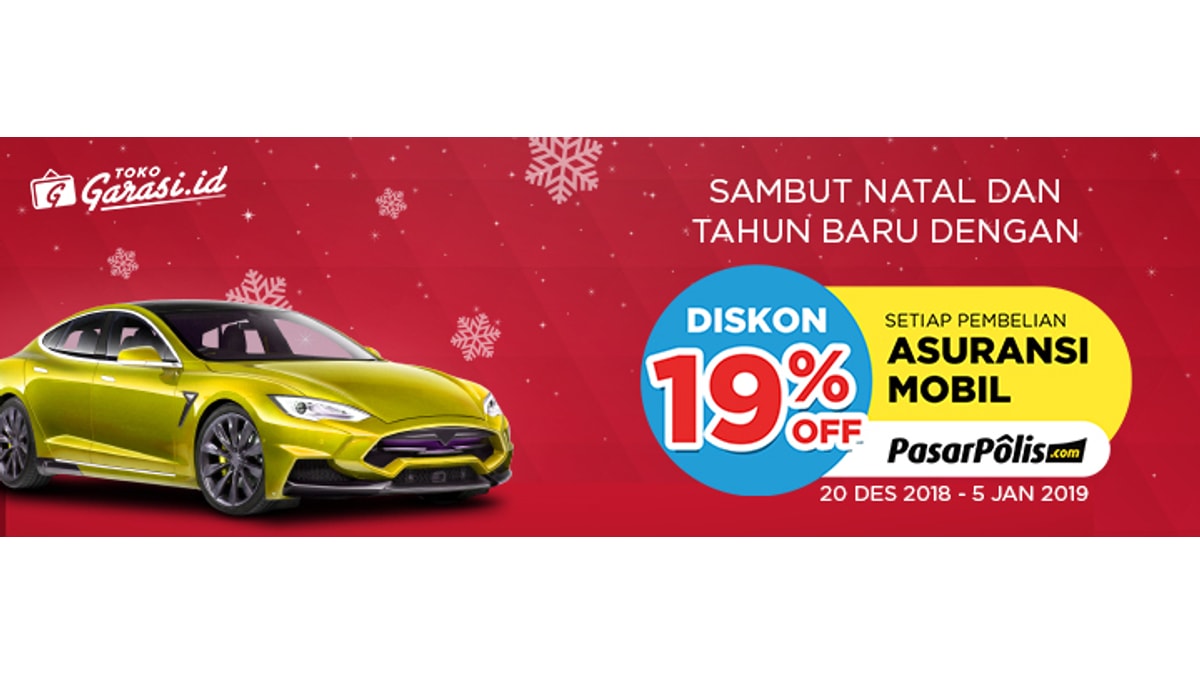 Beli Asuransi Mobil PasarPolis.com di Garasi.id Bisa Dapat Diskon Garasi.id