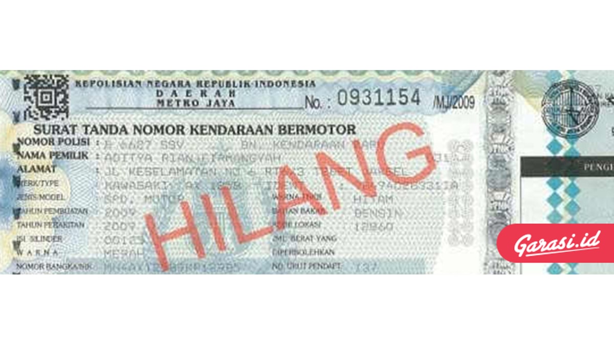 Penunggak STNK Akan Di Blokir Baru Dimulai Tahun Depan STNK