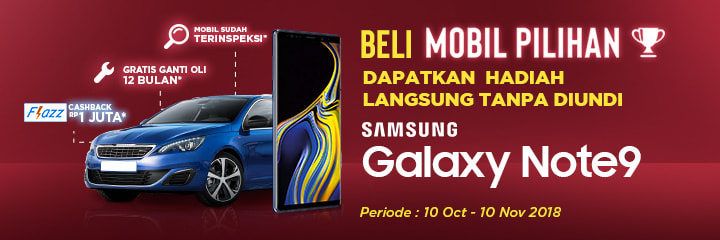 Ikutan Garasi.id Good Deal 10.10, Otomatis Kamu Dapet Samsung Galaxy Note9 Mobil Pilihan Garasi.id
